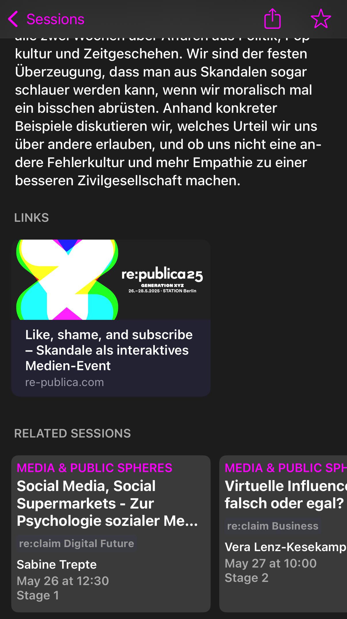 Posted media